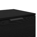 Bedside Cabinet 2 pcs Black Oak 45 x 39 x 50cm Engineered Wood