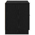 Bedside Cabinet 2 pcs Black Oak 45 x 39 x 50cm Engineered Wood