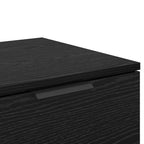 Bed Cabinet 2 pcs Black Oak 40 x 39 x 40cm Engineered Wood