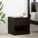 Bed Cabinet 2 pcs Black Oak 40 x 39 x 40cm Engineered Wood