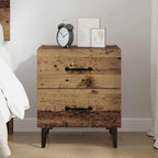 Bed Cabinet Old Wood 40 x 35 x 47.5 cm Engineered Wood