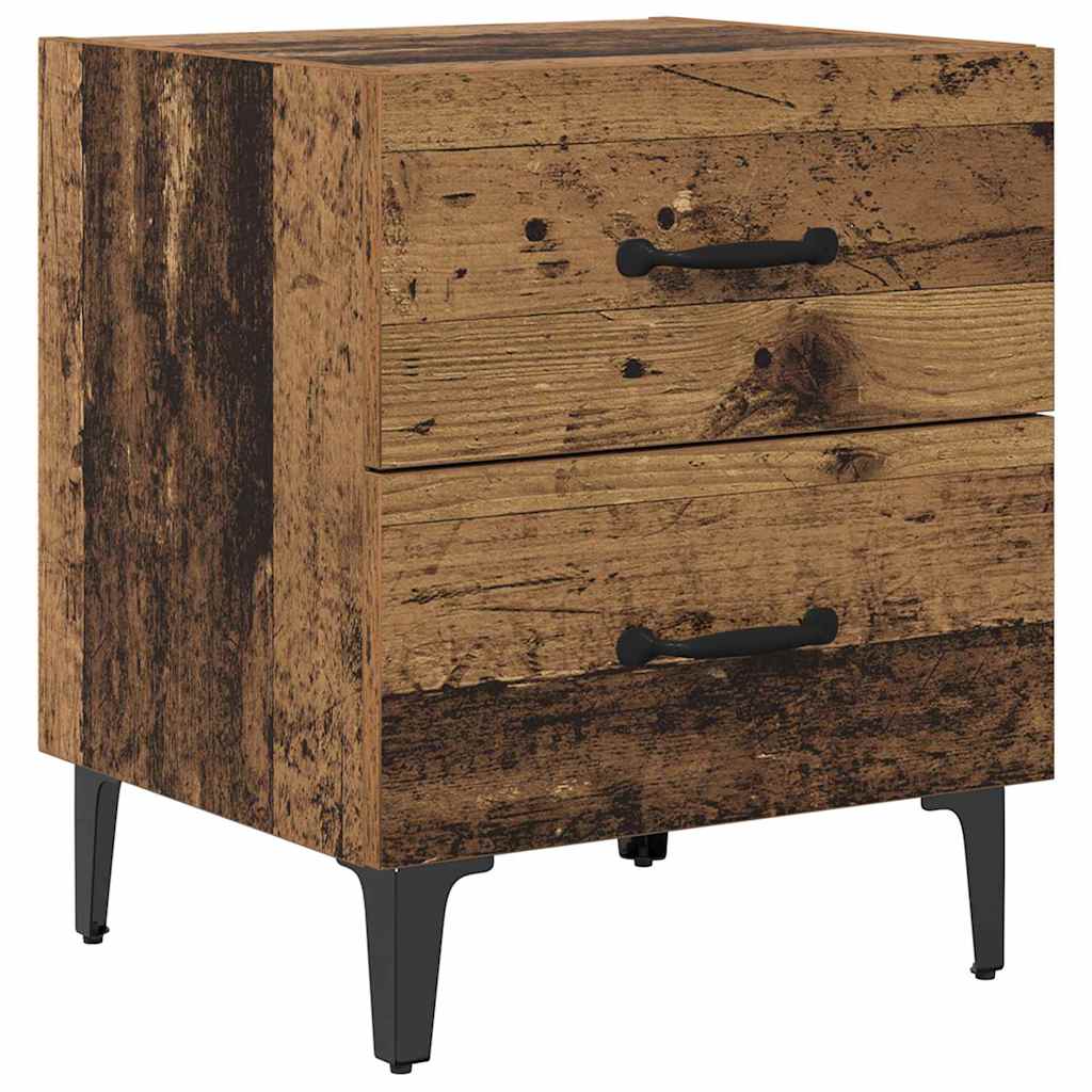 Bed Cabinet Old Wood 40 x 35 x 47.5 cm Engineered Wood