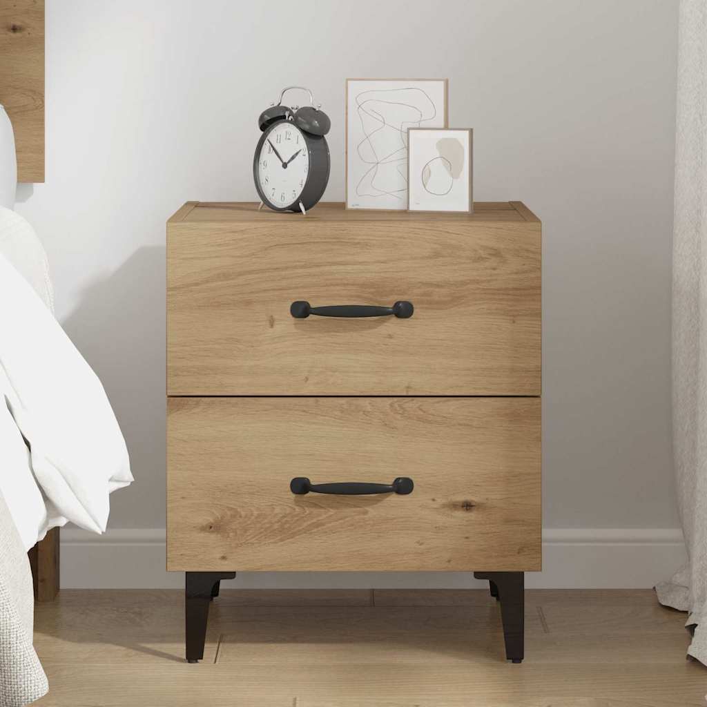 Bed Cabinet Artisan Oak 40 x 35 x 47.5 cm Engineered Wood