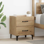 Bed Cabinet 2 pcs Artisan Oak 40 x 35 x 47.5 cm Engineered Wood
