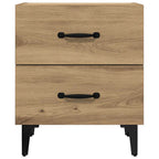 Bed Cabinet 2 pcs Artisan Oak 40 x 35 x 47.5 cm Engineered Wood