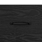 Bed Cabinet Black Oak 40 x 35 x 47.5 cm Engineered Wood