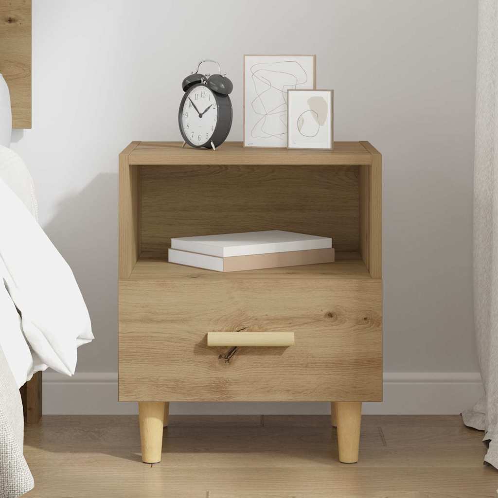 Bedside Cabinet Artisan Oak 40 x 35 x 47 cm Engineered Wood