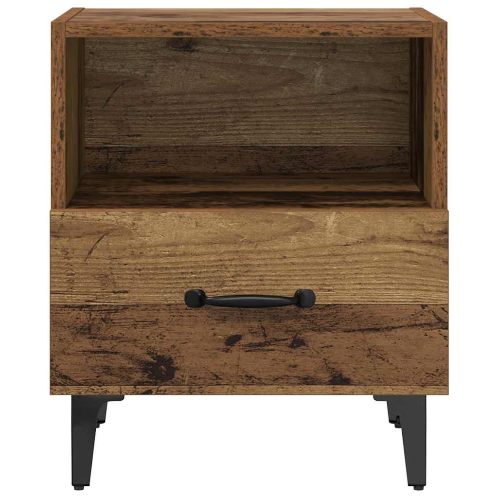 Bedside Cabinet Old Wood 40 x 35 x 47.5 cm Engineered Wood