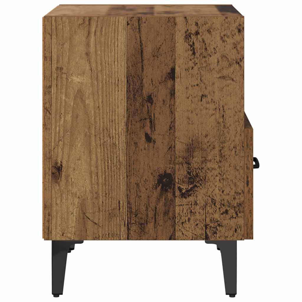 Bedside Cabinet Old Wood 40 x 35 x 47.5 cm Engineered Wood