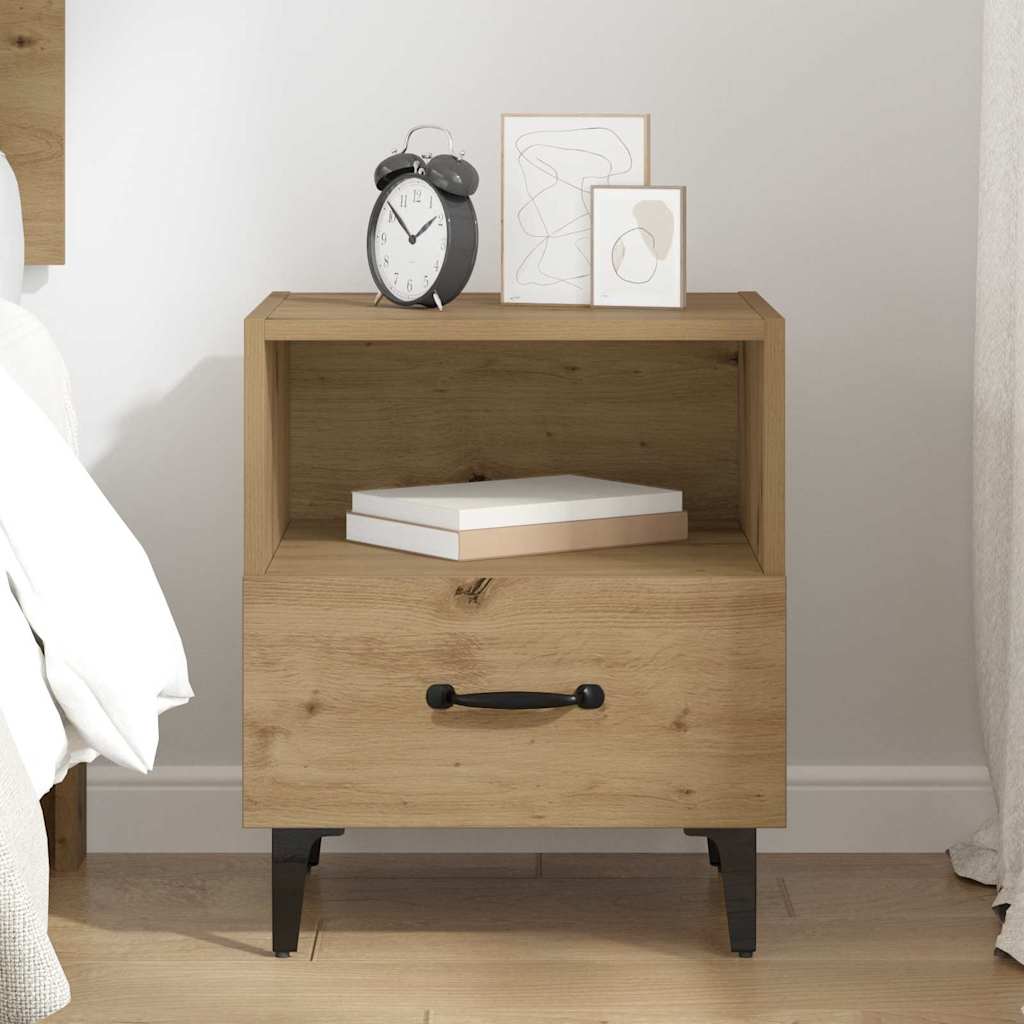 Bedside Cabinet Artisan Oak 40 x 35 x 47.5 cm Engineered Wood