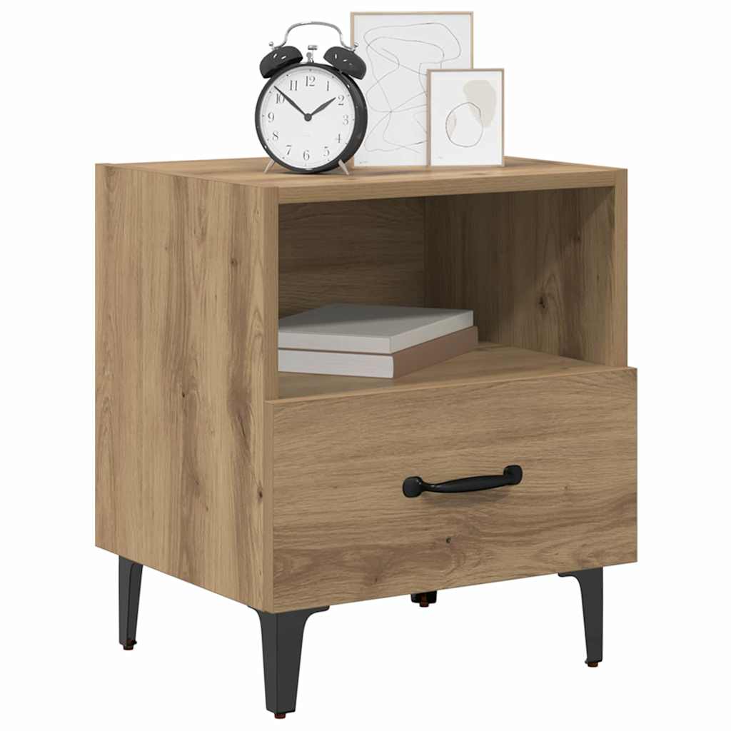 Bedside Cabinet Artisan Oak 40 x 35 x 47.5 cm Engineered Wood