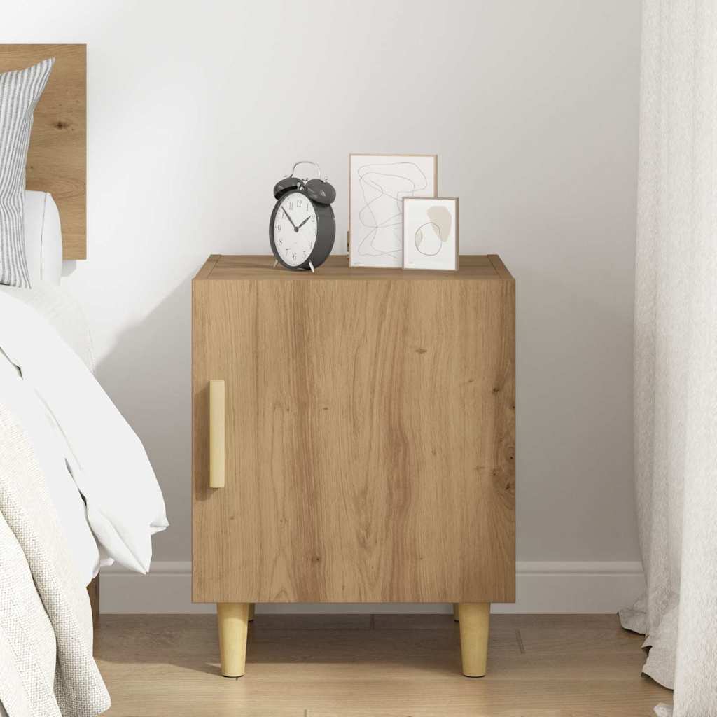 Bedside Cabinet Artisan Oak 40 x 40 x 50 cm Engineered Wood