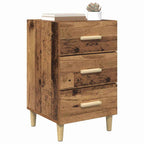 Bedside Cabinet Old Wood 40 x 40 x 66 cm Engineered Wood