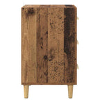 Bedside Cabinet Old Wood 40 x 40 x 66 cm Engineered Wood