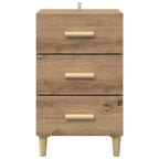 Bedside Cabinet Artisan Oak 40 x 40 x 66 cm Engineered Wood