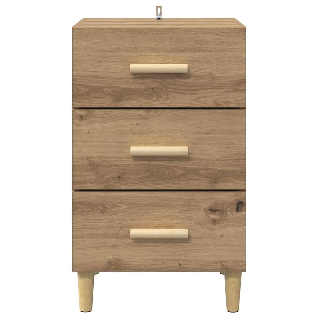 Bedside Cabinet Artisan Oak 40 x 40 x 66 cm Engineered Wood