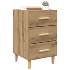 Bedside Cabinet Artisan Oak 40 x 40 x 66 cm Engineered Wood