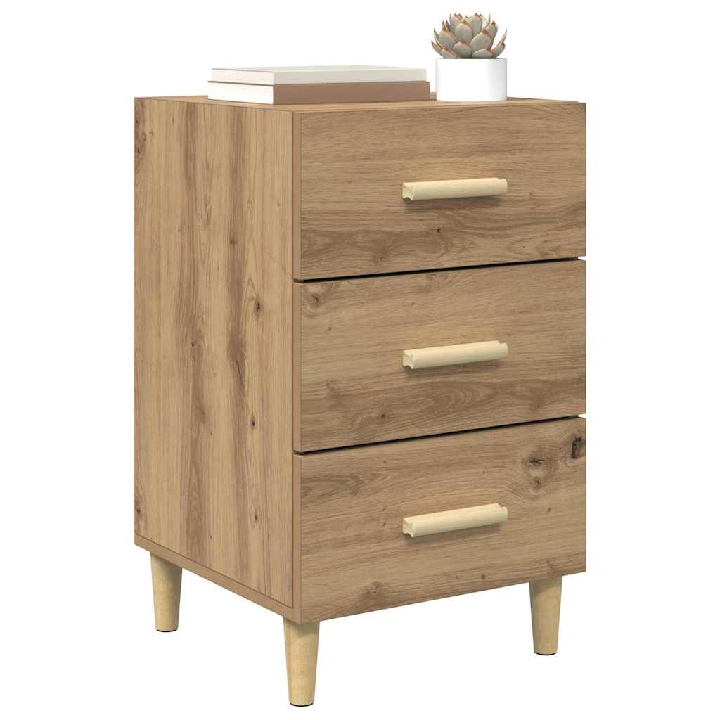 Bedside Cabinet Artisan Oak 40 x 40 x 66 cm Engineered Wood