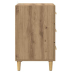 Bedside Cabinet Artisan Oak 40 x 40 x 66 cm Engineered Wood