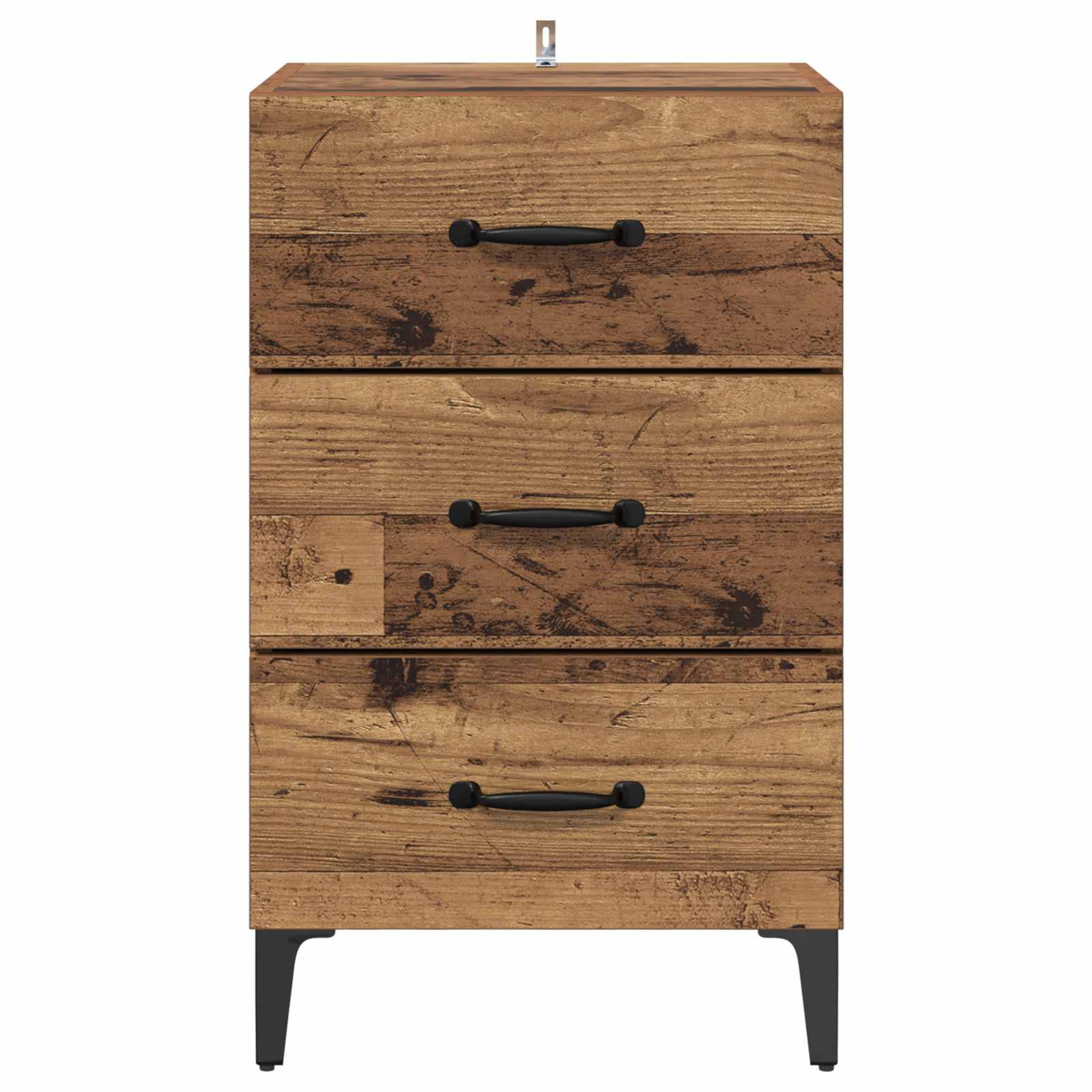 Bedside Cabinet Old Wood 40 x 40.5 x 66 cm Engineered Wood