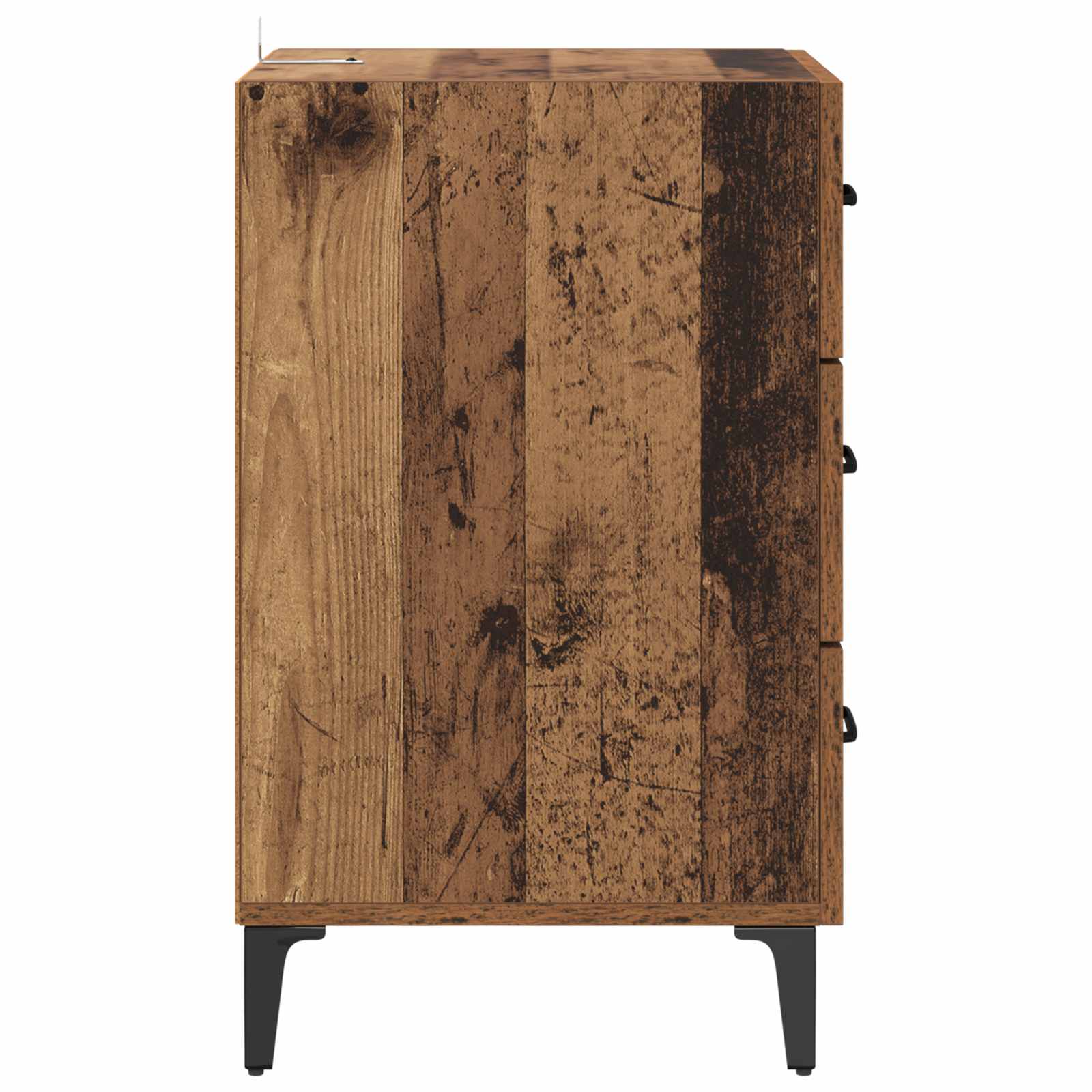 Bedside Cabinet Old Wood 40 x 40.5 x 66 cm Engineered Wood