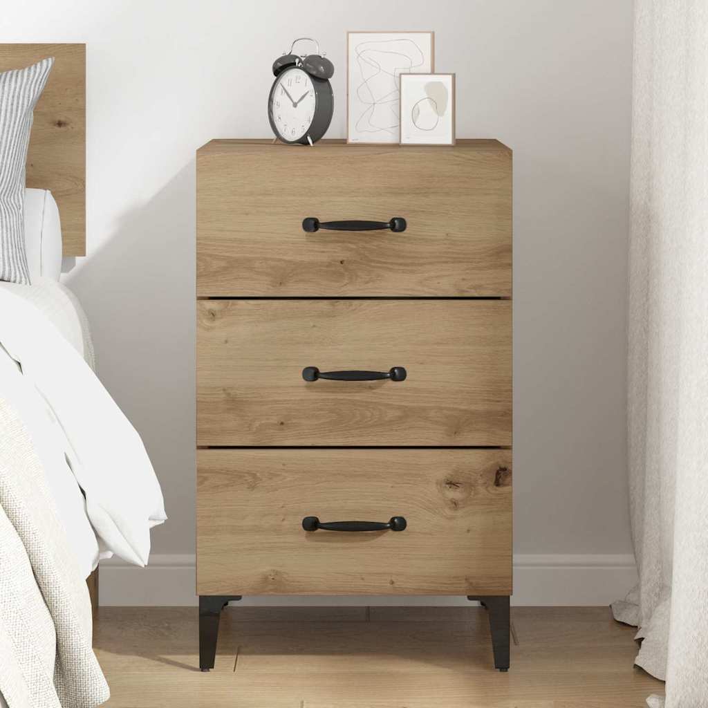 Bedside Cabinet Artisan Oak 40 x 40.5 x 66 cm Engineered Wood