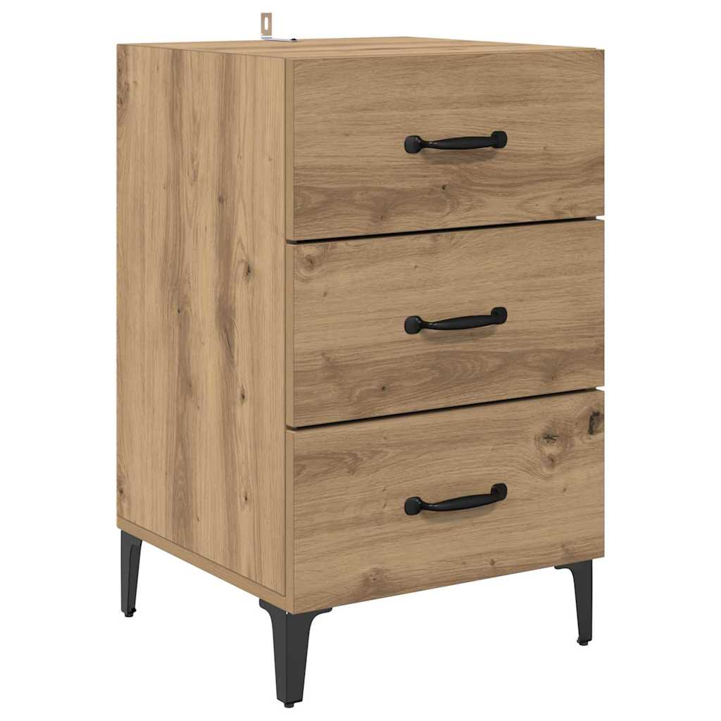 Bedside Cabinet Artisan Oak 40 x 40.5 x 66 cm Engineered Wood