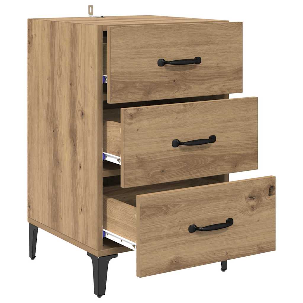 Bedside Cabinet Artisan Oak 40 x 40.5 x 66 cm Engineered Wood