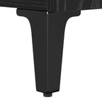 Bedside Cabinet Black Oak 40 x 40.5 x 66 cm Engineered Wood