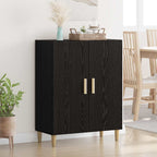Sideboard Black Oak 70 x 34 x 90 cm Engineered Wood