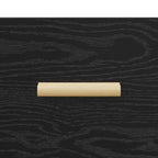 Sideboard Black Oak 69.5 x 34 x 90 cm Engineered Wood