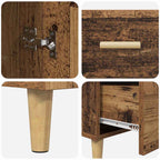 Sideboard Old wood 34 x 69.5 x 90 cm Engineered wood