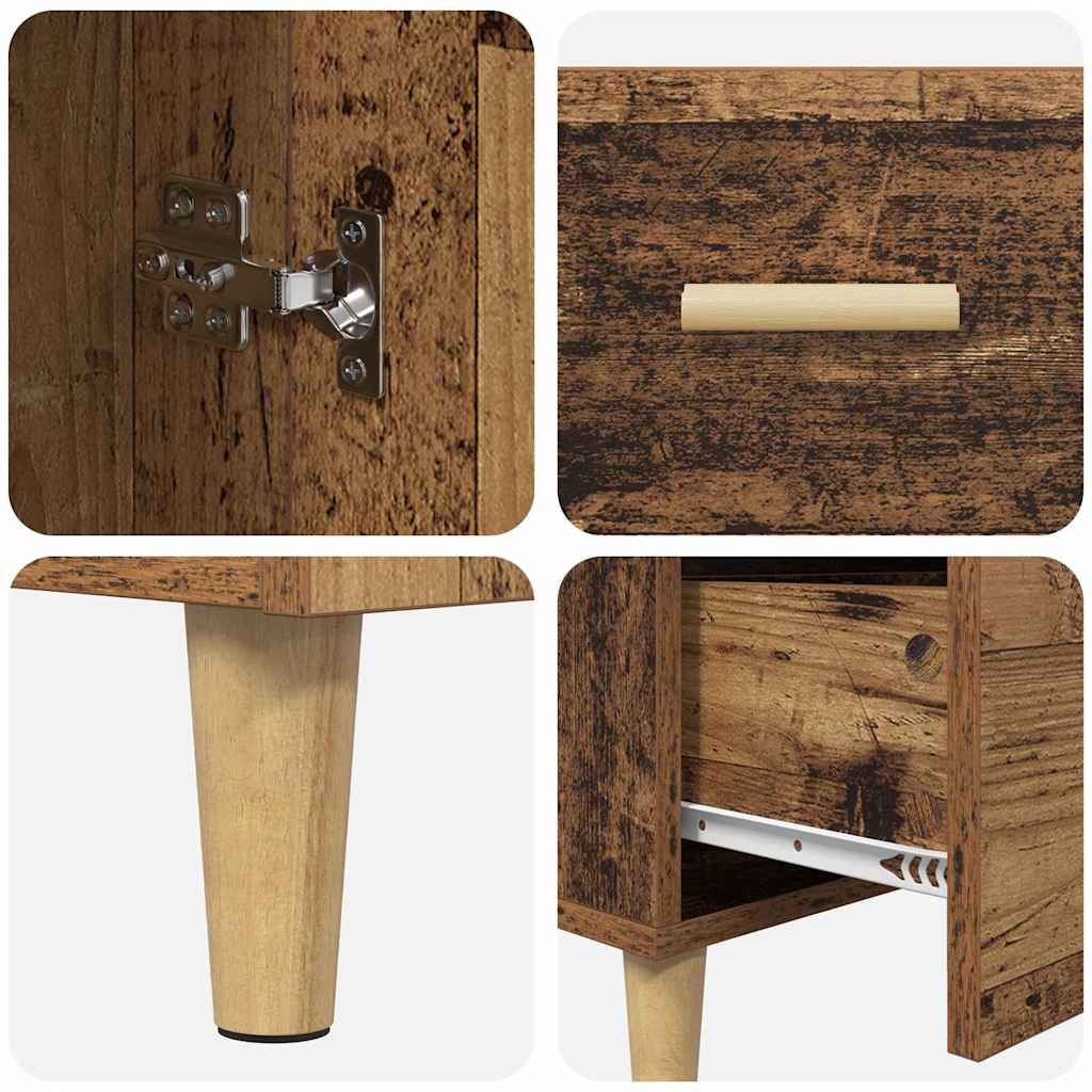 Sideboard Old wood 34 x 69.5 x 90 cm Engineered wood