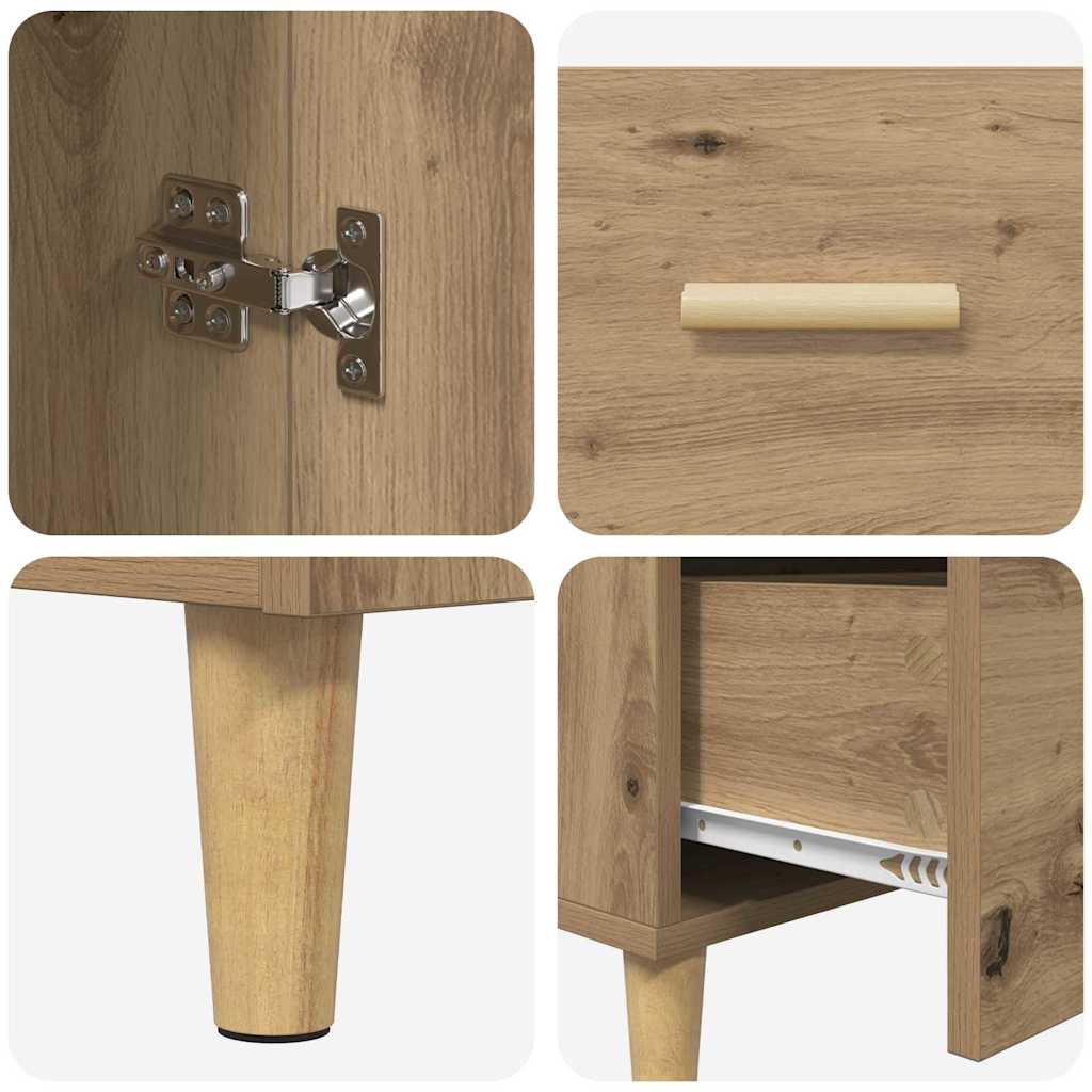 Sideboard Artisan Oak 34 x 69.5 x 90 cm Engineered wood