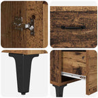 Sideboard Old Wood 69.5 x 34 x 90 cm Engineered Wood