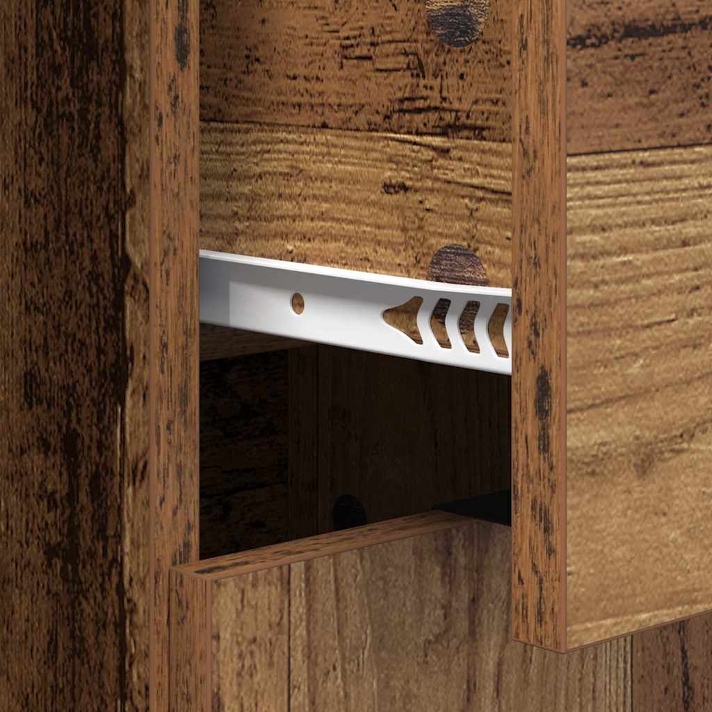 Sideboard with Drawer Old Wood 60 x 30 x 70 cm Engineered Wood