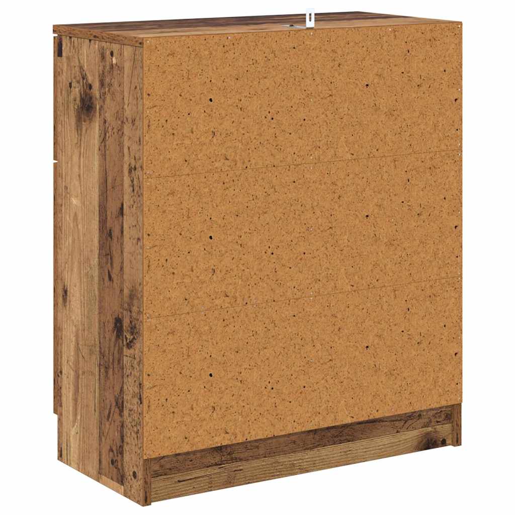 Sideboard with Drawer Old Wood 60 x 30 x 70 cm Engineered Wood