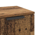 Sideboard Old Wood 30 x 30 x 70 cm Engineered Wood