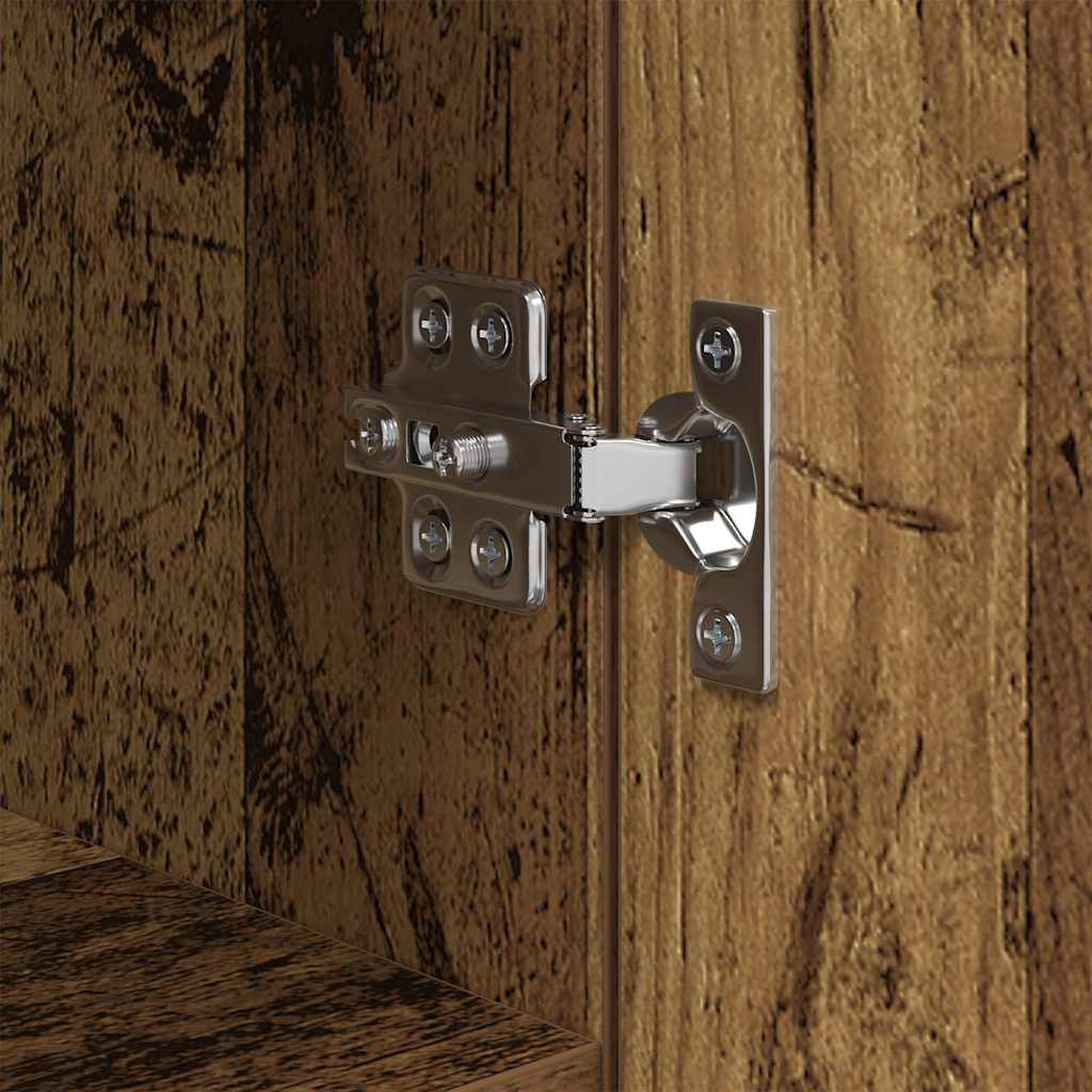 Sideboard Old Wood 30 x 30 x 70 cm Engineered Wood