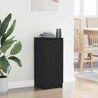 Sideboard Black Oak 30 x 30 x 70 cm Engineered Wood