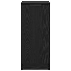 Sideboard Black Oak 30 x 30 x 70 cm Engineered Wood