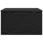 Bedside Cabinet Black Oak 34 x 30 x 20 cm Engineered Wood