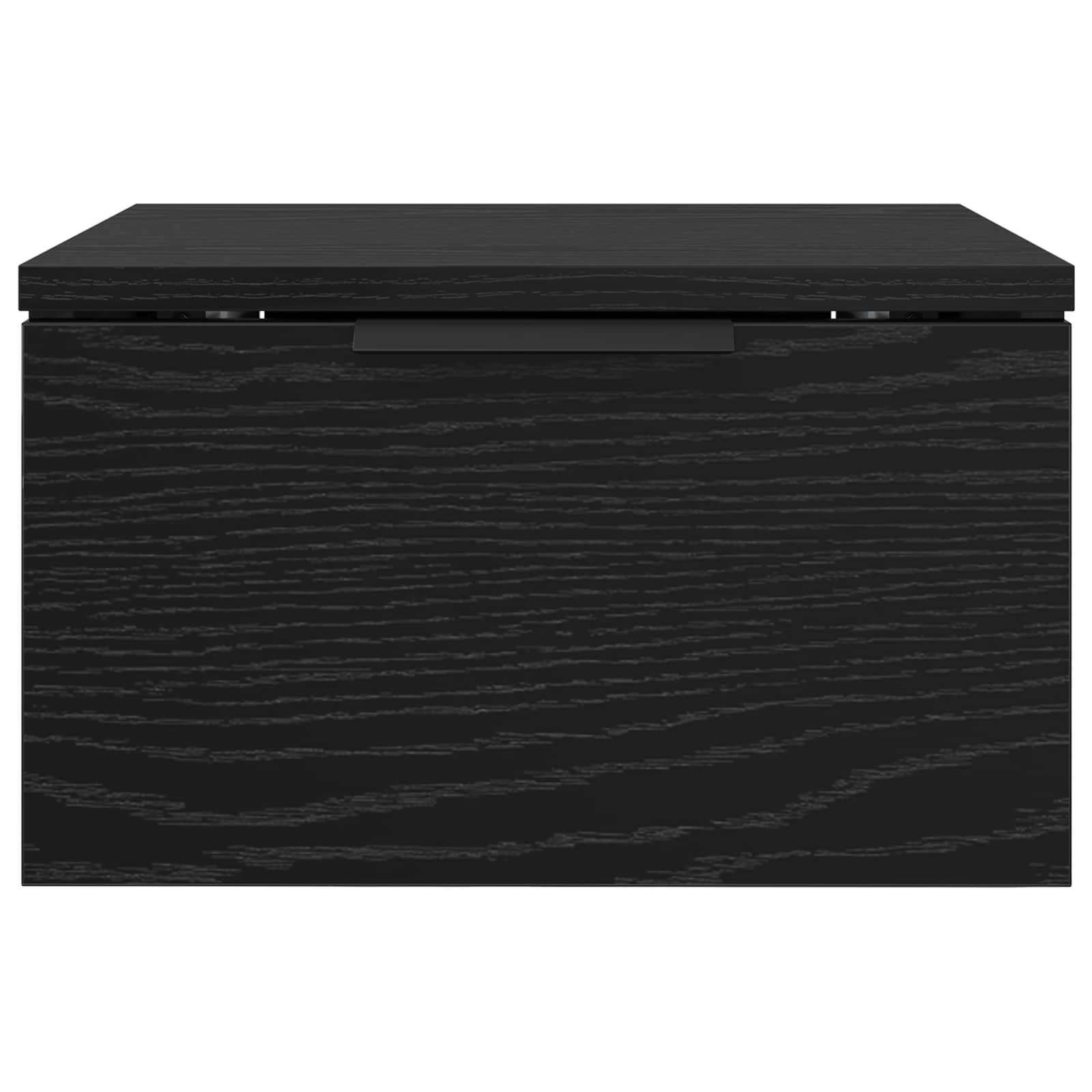 Bedside Cabinet Black Oak 34 x 30 x 20 cm Engineered Wood