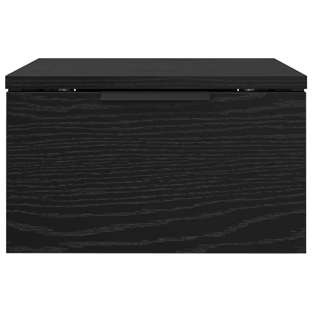 Bedside Cabinet 2 pcs Black Oak 34 x 30 x 20 cm Engineered Wood