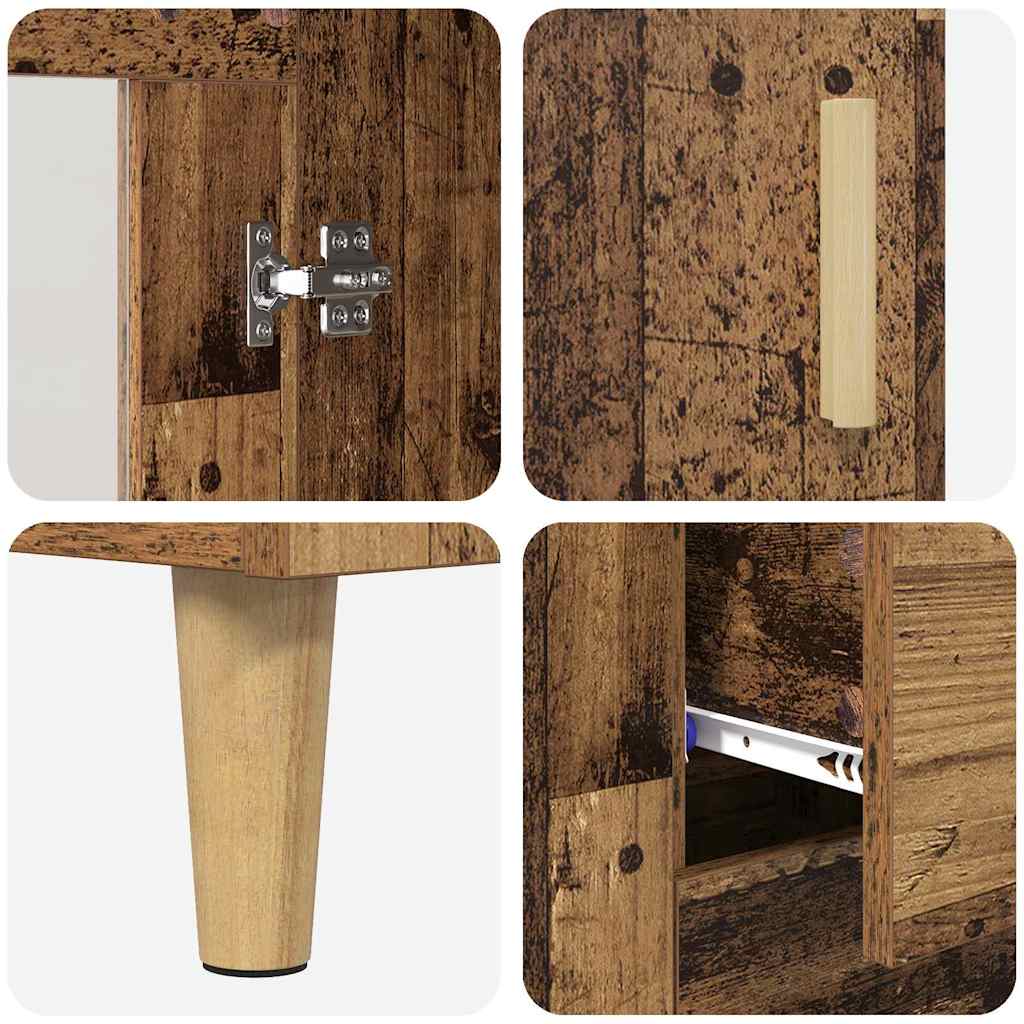 Sideboard Old Wood 69.5 x 34 x 90 cm Engineered Wood