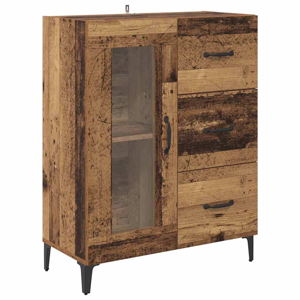 Sideboard Old Wood 69.5 x 34 x 90 cm Engineered Wood and Iron