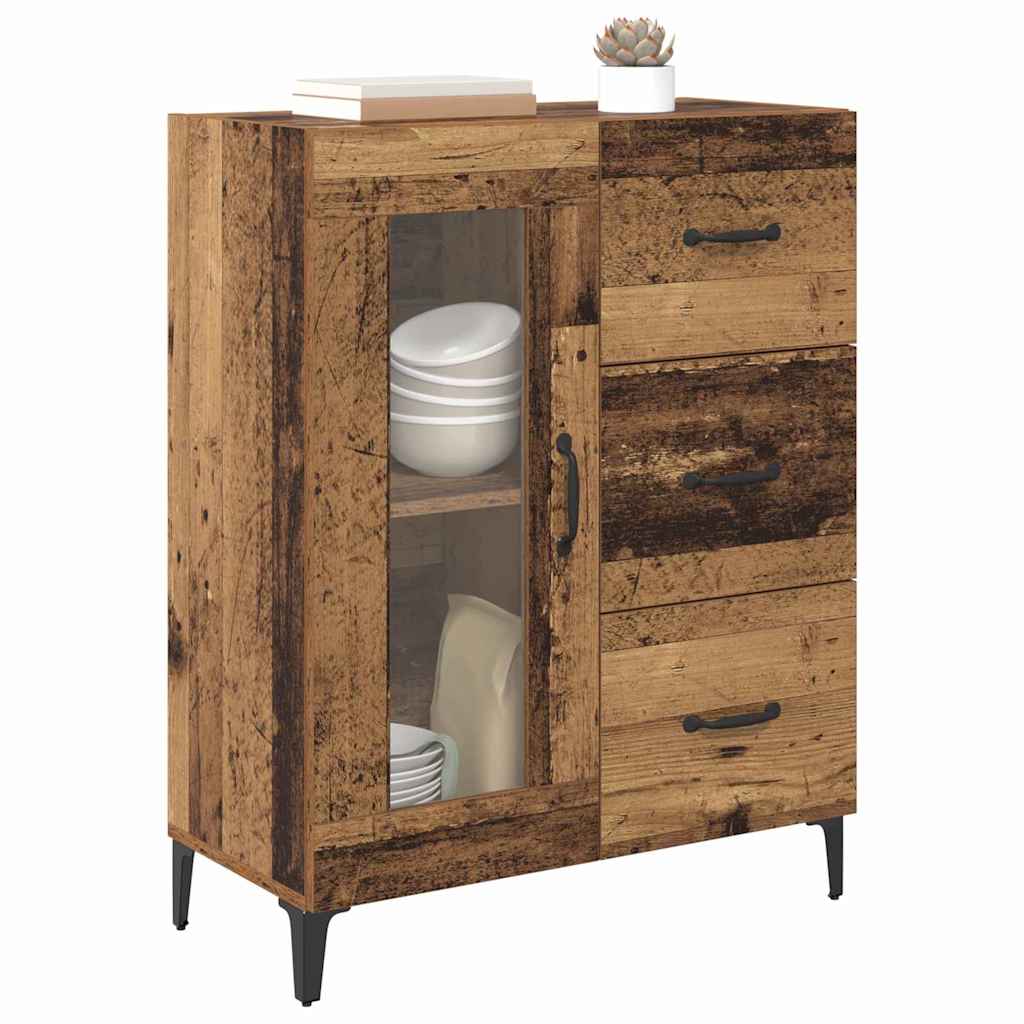 Sideboard Old Wood 69.5 x 34 x 90 cm Engineered Wood and Iron