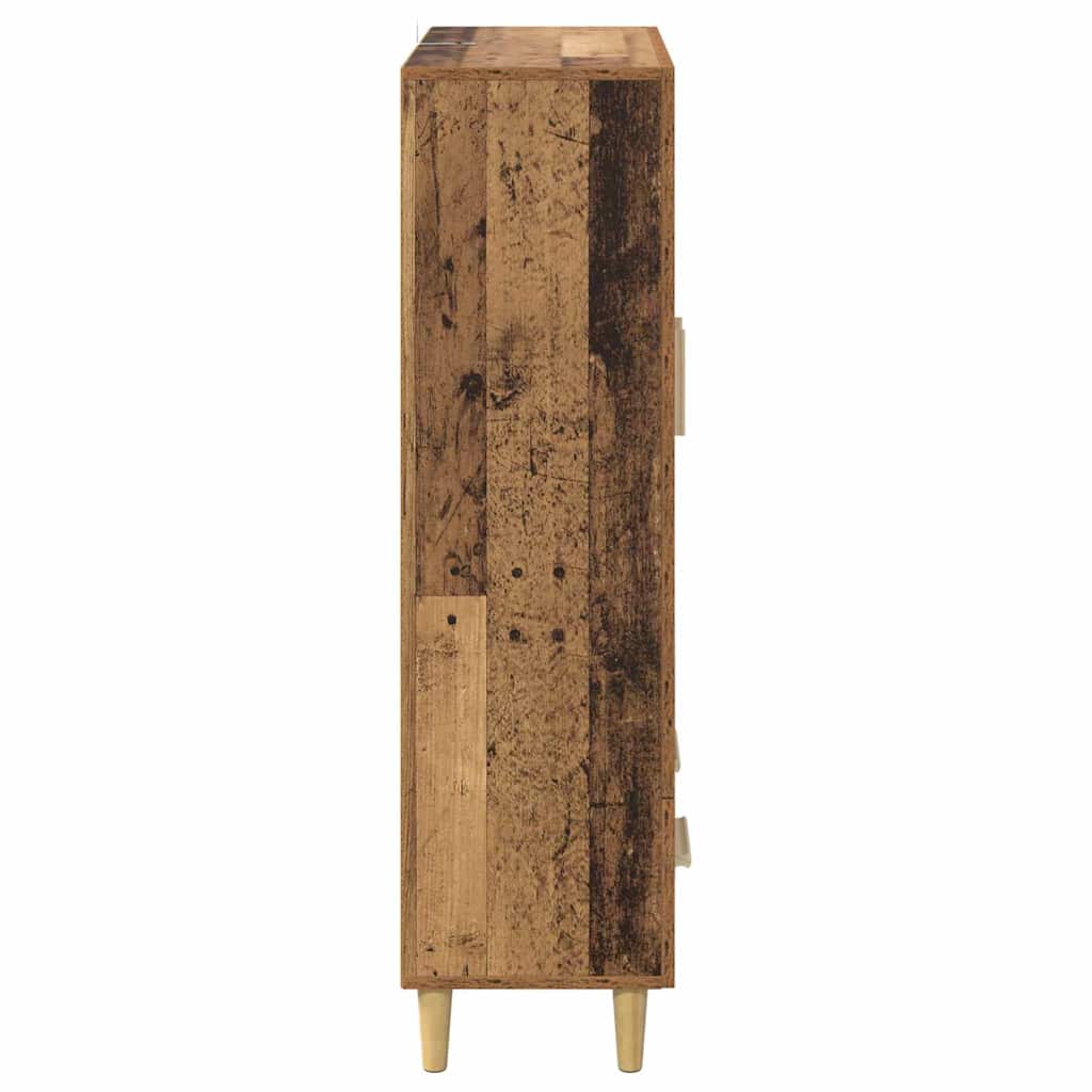 Highboard with Drawer Old Wood 70 x 31 x 115 cm Engineered Wood