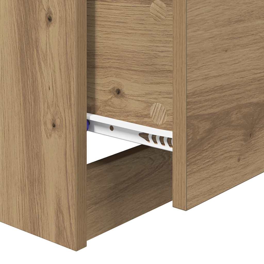 Bedside Cabinet Artisan Oak 40 x 40 x 63 cm Engineered Wood