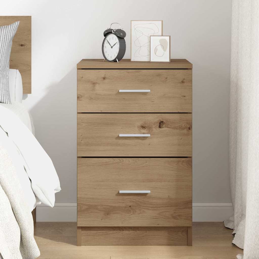 Bedside Cabinet Artisan Oak 40 x 40 x 63 cm Engineered Wood